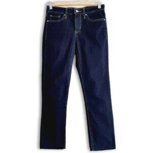 LEVI'S 312 | Shaping Slim Stretchy Dark Wash Crop Ankle Jeans Sz 25 Altered